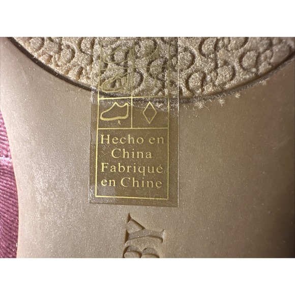 Sam & Libby Women Size 8.5 Fredi Mary Jane Flat Black Cherry - Picture 10 of 11